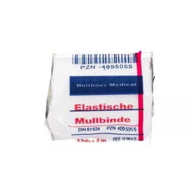 MULLBINDEN elastisch 4 cmx4 m, 1 St