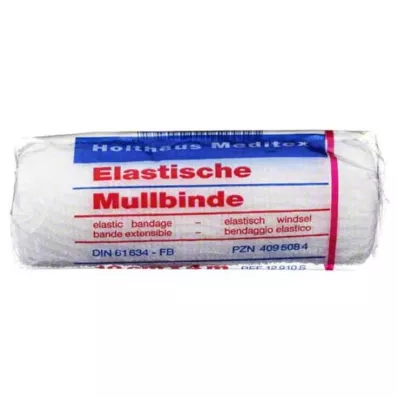 MULLBINDEN elastisch 10 cmx4 m, 1 St