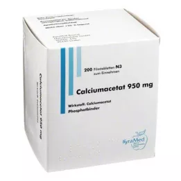 CALCIUMACETAT 950 mg Filmtabletten, 200 St
