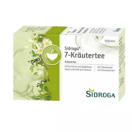 SIDROGA Wellness 7-Kräutertee Filterbeutel, 20X2.0 g