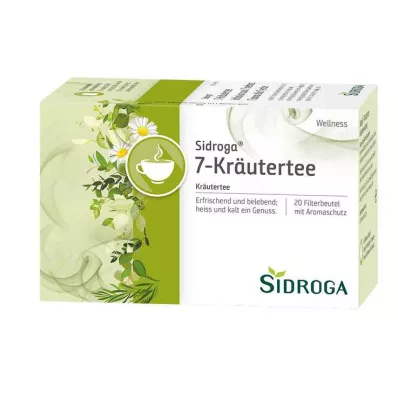 SIDROGA Wellness 7-Kräutertee Filterbeutel, 20X2.0 g SIDROGA Wellness 7-Kräutertee Filterbeutel, 20X2.0 g