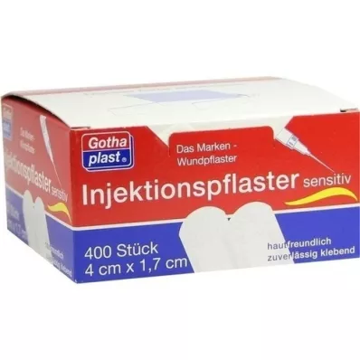 GOTHAPLAST Injektionspfl.sensitiv 1,7x4 cm, 400 St