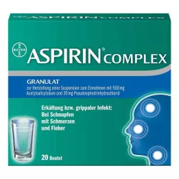 ASPIRIN COMPLEX Btl.m.Gran.z.Herst.e.Susp.z.Einn., 20 St