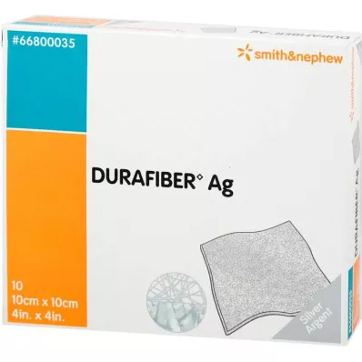 DURAFIBER Ag 10x10 cm Verband, 10 St DURAFIBER Ag 10x10 cm Verband, 10 St