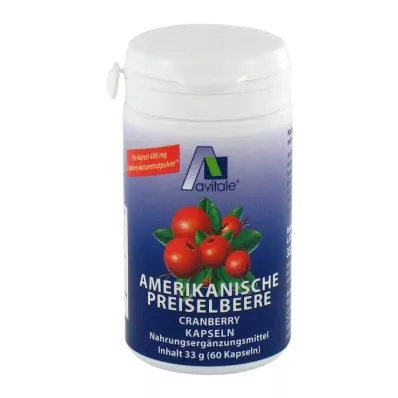 PREISELBEERE amerikanisch 400 mg Kapseln, 60 St