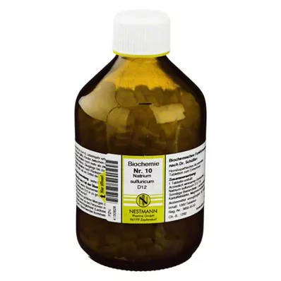 BIOCHEMIE 10 Natrium sulfuricum D 12 Tabletten, 1000 St