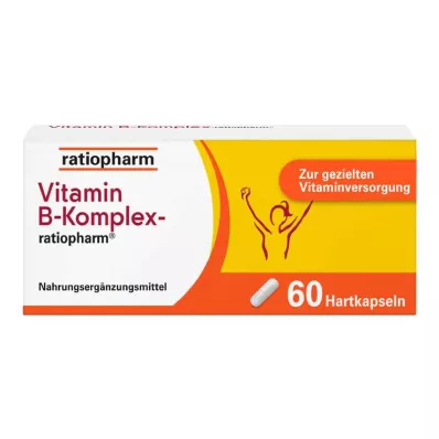 VITAMIN B-KOMPLEX-ratiopharm Kapseln, 60 St VITAMIN B-KOMPLEX-ratiopharm Kapseln, 60 St
