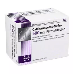 CALCIUMACETAT NEFRO 500 mg Filmtabletten, 200 St