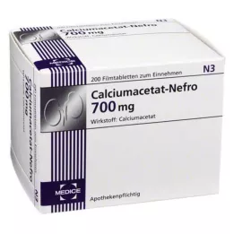 CALCIUMACETAT NEFRO 700 mg Filmtabletten, 200 St