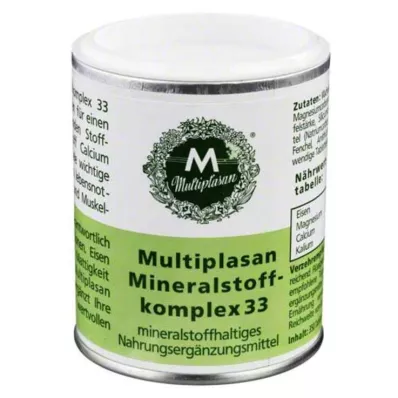MULTIPLASAN Mineralstoffkomplex 33 Tabletten, 350 St