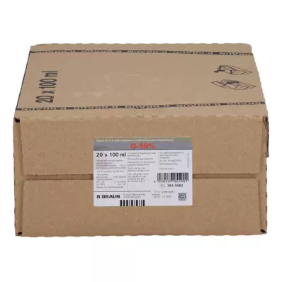 GLUCOSE 50% B.Braun, 20X100 ml