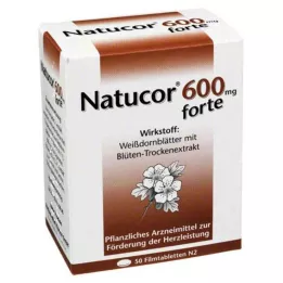 NATUCOR 600 mg forte Filmtabletten, 50 St