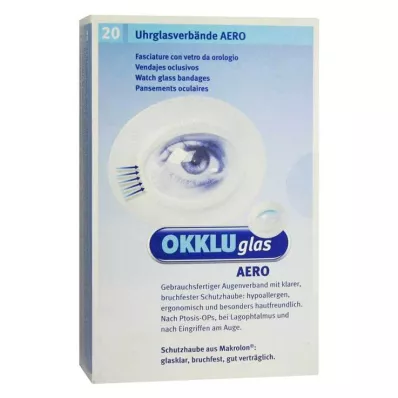 OKKLUGLAS Aero Uhrglasverband, 20 St