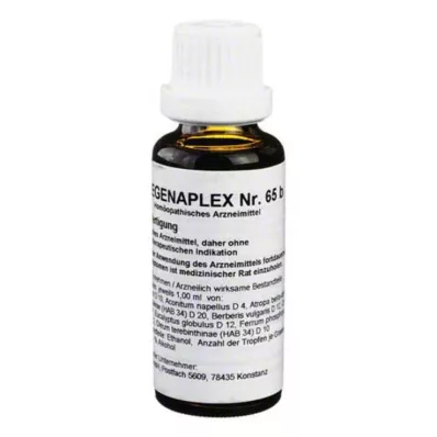 REGENAPLEX Nr.65 b Tropfen, 30 ml REGENAPLEX Nr.65 b Tropfen, 30 ml