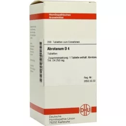 ABROTANUM D 4 Tabletten, 200 St