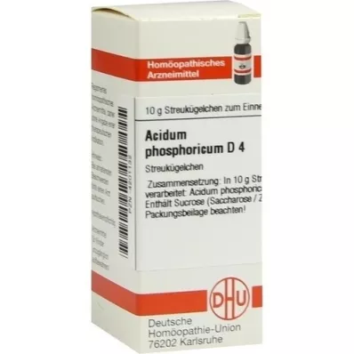 ACIDUM PHOSPHORICUM D 4 Globuli, 10 g