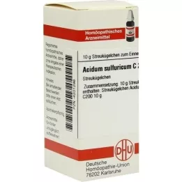 ACIDUM SULFURICUM C 200 Globuli, 10 g