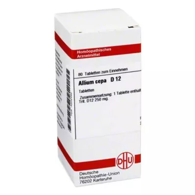 ALLIUM CEPA D 12 Tabletten, 80 St ALLIUM CEPA D 12 Tabletten, 80 St