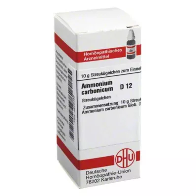 AMMONIUM CARBONICUM D 12 Globuli, 10 g