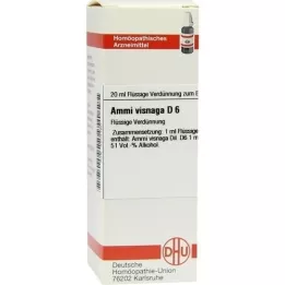 AMMI VISNAGA D 6 Dilution, 20 ml