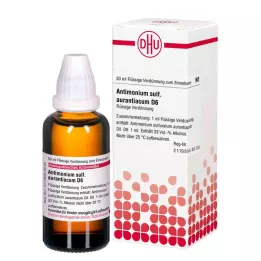 ANTIMONIUM SULFURATUM aurantiacum D 6 Dilution, 50 ml