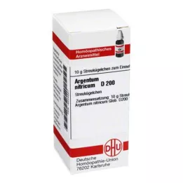 ARGENTUM NITRICUM D 200 Globuli, 10 g