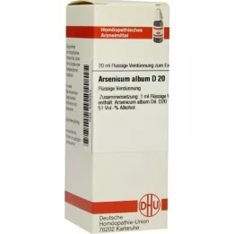 ARSENICUM ALBUM D 20 Dilution, 20 ml