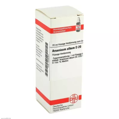 ARSENICUM ALBUM D 20 Dilution, 20 ml