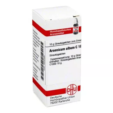 ARSENICUM ALBUM C 1000 Globuli, 10 g