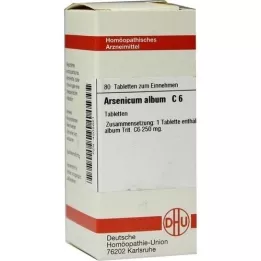 ARSENICUM ALBUM C 6 Tabletten, 80 St