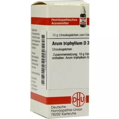 ARUM TRIPHYLLUM D 3 Globuli, 10 g