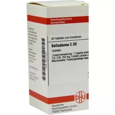 BELLADONNA C 30 Tabletten, 80 St