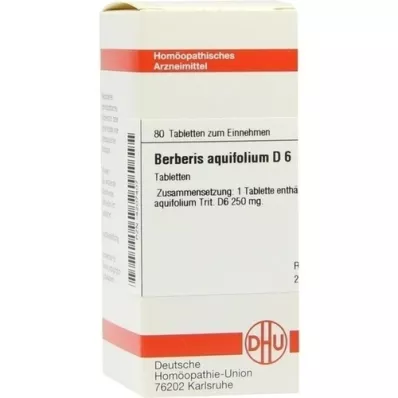 BERBERIS AQUIFOLIUM D 6 Tabletten, 80 St