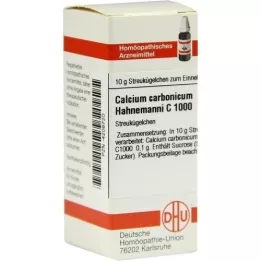 CALCIUM CARBONICUM Hahnemanni C 1000 Globuli, 10 g