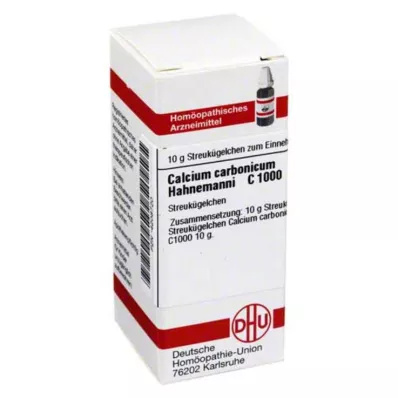 CALCIUM CARBONICUM Hahnemanni C 1000 Globuli, 10 g
