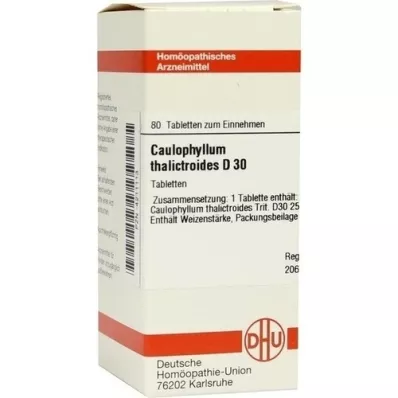 CAULOPHYLLUM THALICTROIDES D 30 Tabletten, 80 St