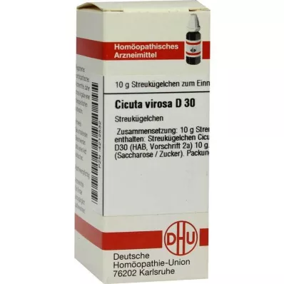 CICUTA VIROSA D 30 Globuli, 10 g