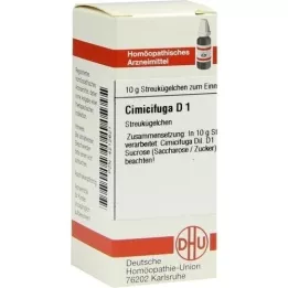 CIMICIFUGA D 1 Globuli, 10 g