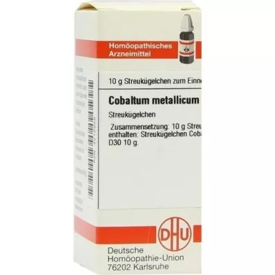 COBALTUM METALLICUM D 30 Globuli, 10 g