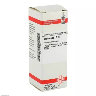 CRATAEGUS D 10 Dilution, 20 ml