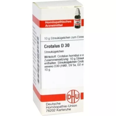 CROTALUS D 30 Globuli, 10 g