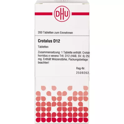 CROTALUS D 12 Tabletten, 200 St