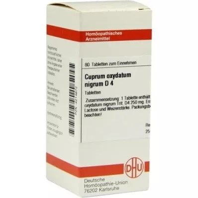 CUPRUM OXYDATUM nigrum D 4 Tabletten, 80 St