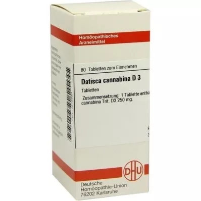 DATISCA cannabina D 3 Tabletten, 80 St