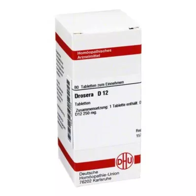 DROSERA D 12 Tabletten, 80 St