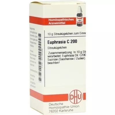EUPHRASIA C 200 Globuli, 10 g