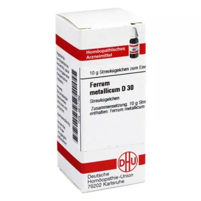 FERRUM METALLICUM D 30 Globuli, 10 g FERRUM METALLICUM D 30 Globuli, 10 g
