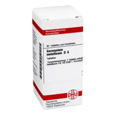 GERMANIUM METALLICUM D 6 Tabletten, 80 St