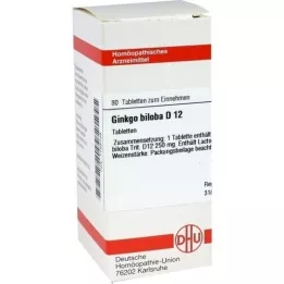 GINKGO BILOBA D 6 Tabletten, 80 St