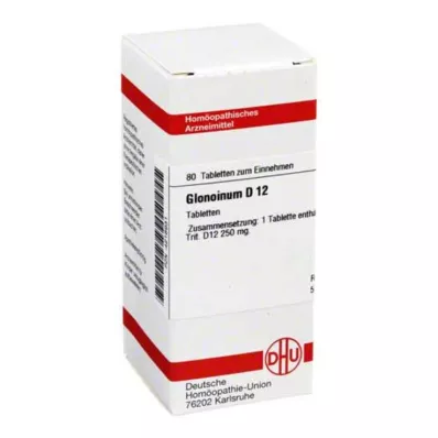 GLONOINUM D 12 Tabletten, 80 St
